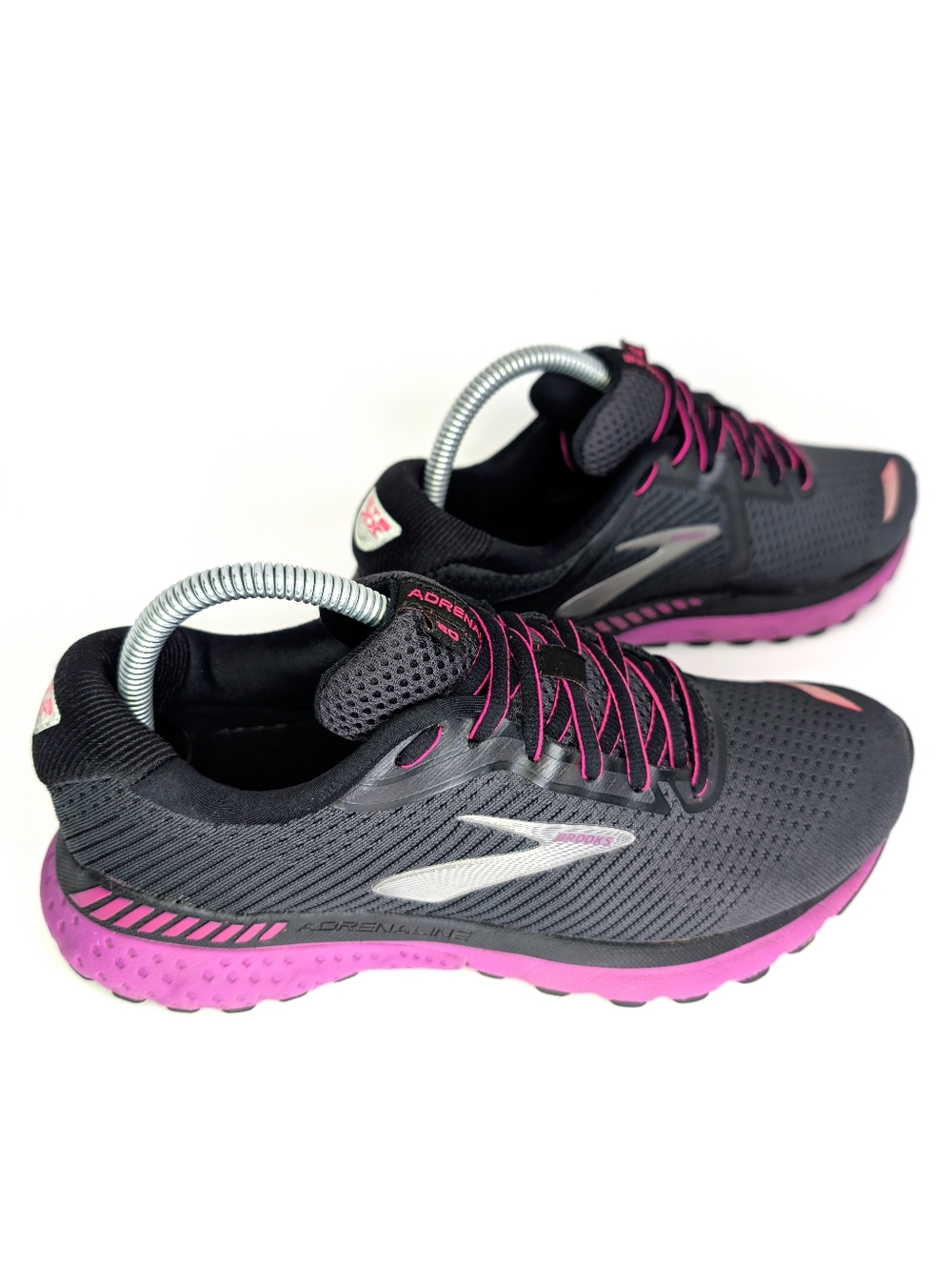 Brooks Adrenaline 20 Great Gray Pink Or Purple Size 8.5 Wide, 8.5W, 8.5D, 8.5 D - Picture 3 of 15